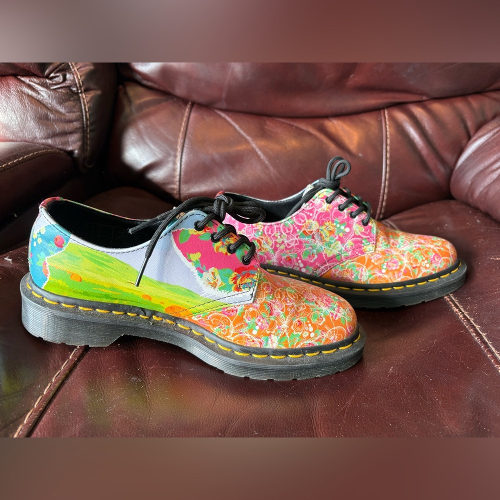 Dr. Martens 1461 floral Oxford shoes Doc Martens size 7 US